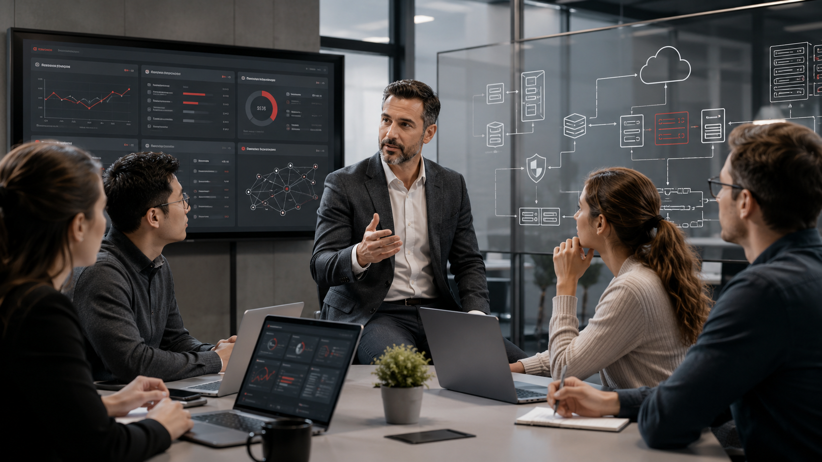 Fractional CIO guiding a technology team through infrastructure and operations planning